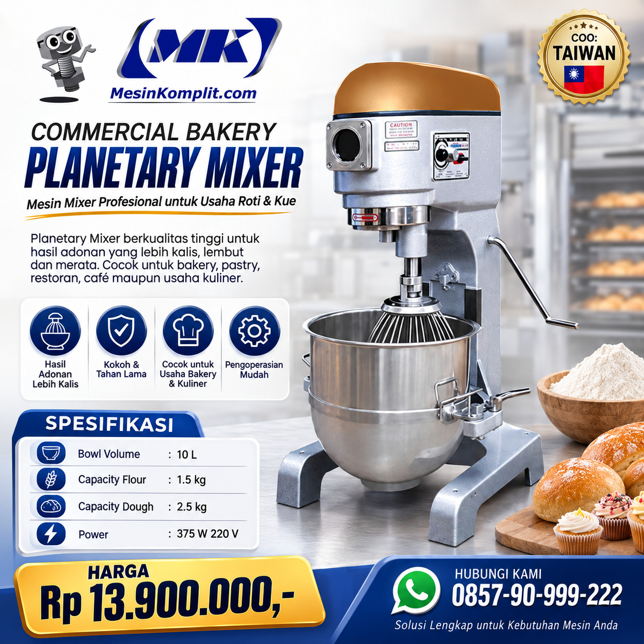 Planetary Mixer Taiwan (R...